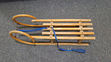 Holzschlitten Rodel Holz Schlitten für 2 Personen/Zweisitzer top Zustand