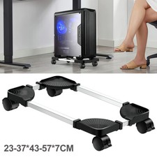 Computer ständer Desktop CPU PC Tower Ständer Rollwagen Halterung Edelstahl ABS