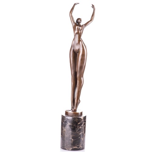 Bronzeskulptur weiblicher akt - bronzeskulptur,
