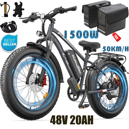 Zoll elektrofahrrad 1500w - 26,