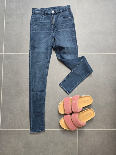 Jeans hose röhre shaping blau - röhre,