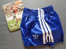 VINTAGE 80er 80s ADIDAS Glanz Nylon Fussball Shorts D3 XS Deadstock Yugoslavia