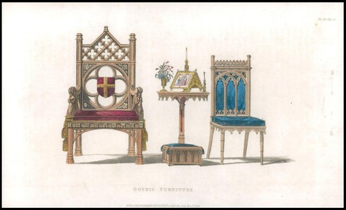 1820 antike aquatinta - 1820,