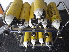 Atemluftflasche Pressluftflasche Tauchflasche Atemflasche 6L TÜV 24 Dräger Auer