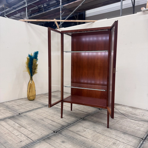 Vitrine kirschbaum holz mit - vitrine,