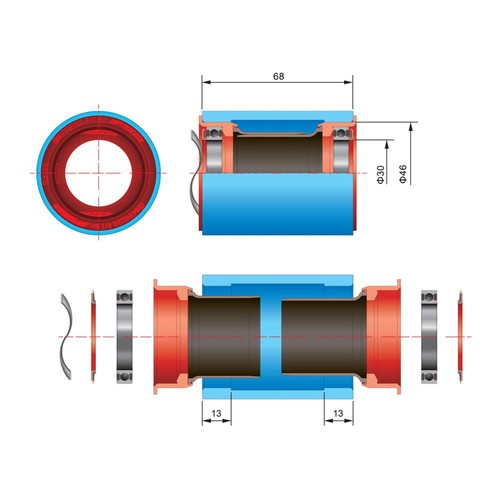 30mm press fit - 30mm, innenlager
