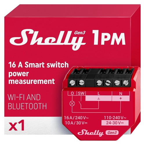 Shelly 1pm gen3 wlan smart - shelly,