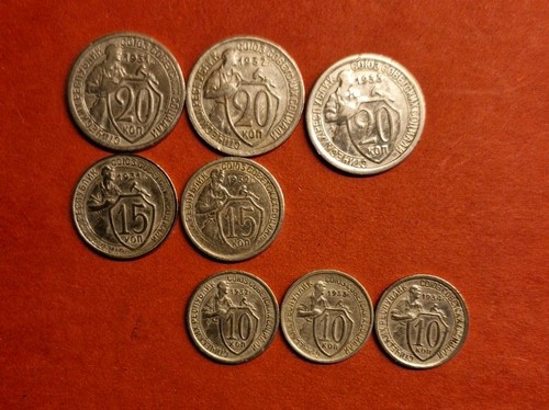 Kopeken 1931 2 - 3×, 1931-33