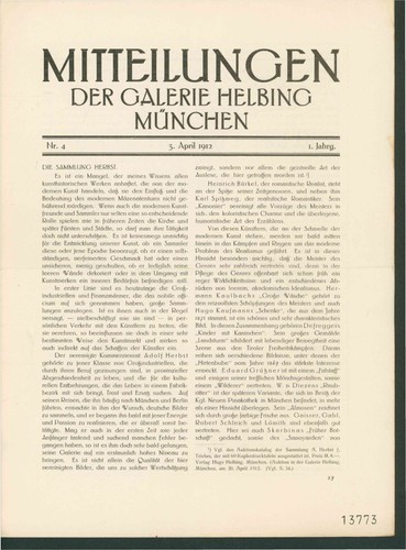 Mitteilungen der galerie - der,