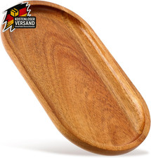 Holz Serviertablett oval