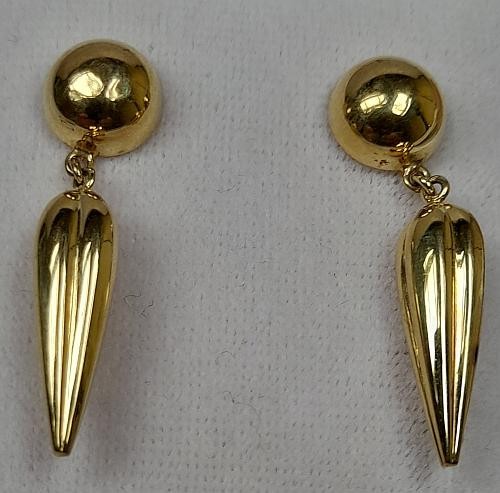 Ohrschmuck gelbgold 333 - 333/-, o.s.