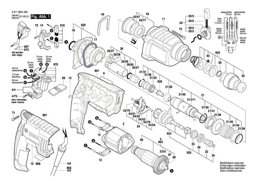 Bosch ersatzteile für gcl gbh - ersatzteile,