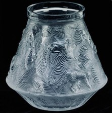 ca.1999 VASE KRISTALL LALIQUE JUNGLE ca. 25cmH SEHR GUT ZUSTAND NEUWERTIG NO BOX