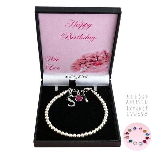 Sterlingsilber perlen armband - perlen,