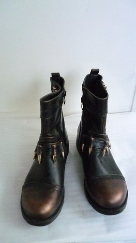 Biker boots braun - boots, metallic