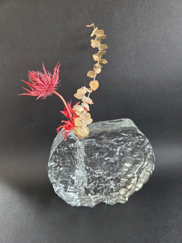 Ingrid glashütte vase 70er - ingrid,