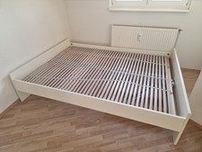 IKEA Bett Brimnes 140cm x 200cm, Weiß, Inkl. Lattenrost, Selbstabbau