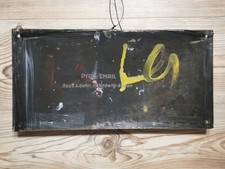 Emailschild Pyro, 1928, Amtlicher VERKAUF Postwertzeichen, Post, Antik, ADLER