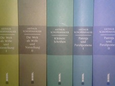 Schopenhauer: Sämtliche Werke in fünf Bänden im Schuber Schopenhauer, Arthur: