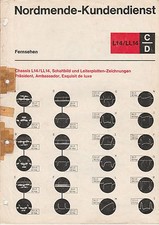 Schaltbild, Schaltplan für Nordmende Fernseher Chassis L14/LL14, Service Manual
