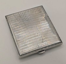 Jugendstil Zigarettenetui aus 830er Silber um 1900 ca. 105 Gramm Monogramm HH