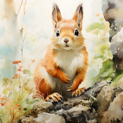 Dekobild eichhörnchen - dekobild,