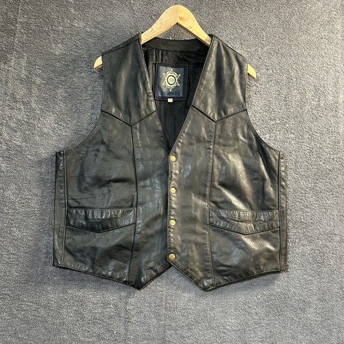 Lederweste herren schwarz - herren,