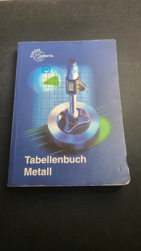 Tabellenbuch metall mit - tabellenbuch,