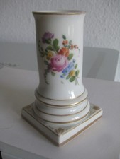 alte Porzellan Vase Kerzenleuchter Kerzenständer ? Empire 18. Jh Biedermeier ?