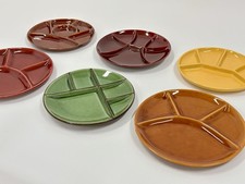 6 Set Fondue Teller Vintage