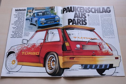 Rallye racing 1980 renault - 07/1980,