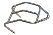 Vespa PX PE T5 Mini Flat Rack/Träger hinten - Edelstahl poliert