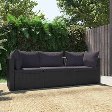 Gartensofa mit Auflagen Sessel