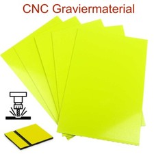 Graviermaterial gelb schwarz - graviermaterial, 5