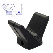 Bugstütze Kielstütze Bugmaul Bugaufnahme für Bootsanhänger - 90°