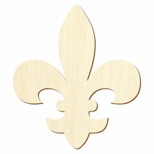Holz Fleur-de-Lis (Wappen