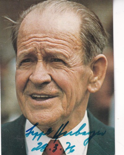Autogramm sepp herberger - autogramm,