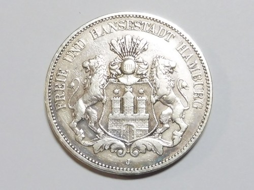 Hamburg mark 1876 - 5,-,