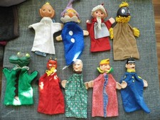 Konvolut  alte  Handpuppen