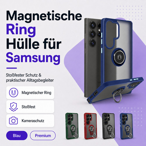 Shockproof magnetic ring case - shockproof,