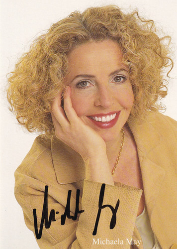 Autogramm michaela may - michaela,