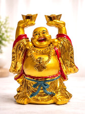 Goldener Lachender Buddha mit