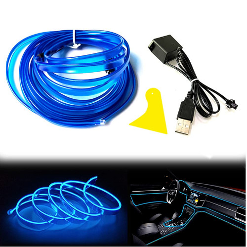Usb wire blau - usb, el-wire