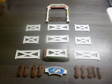 Playmobil Country Reiterhof Zäune Zaun-Elemente Koppel - Pferdezaun