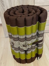 livasia Rollmatte Rollmatratze L-200x52x4,5cm Kapok Yogamatte handgefertigt