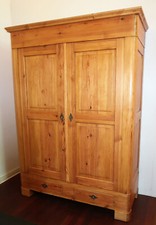 BIEDERMEIER  KLEIDERSCHRANK  2TÜRER  SCHUBLÄDEN