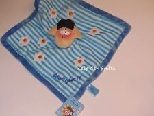 DIDDL Schmusetuch Schaf WOLLYWELL blau weiß gestreift NEU & Etikett