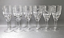 6er Satz schwere Weingläser
