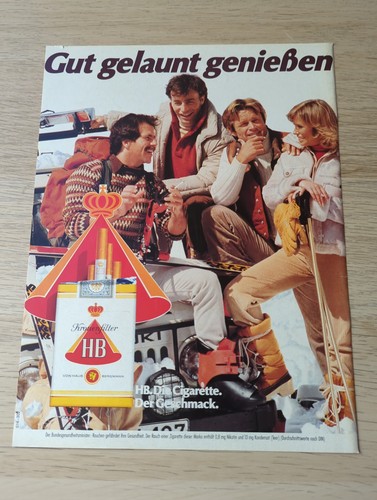 Zigaretten werbeanzeige - 5x,