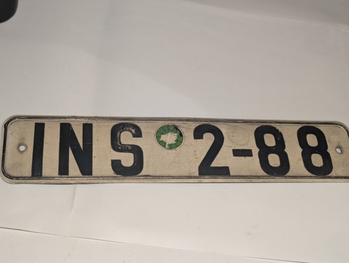 Altes nummernschild - altes,